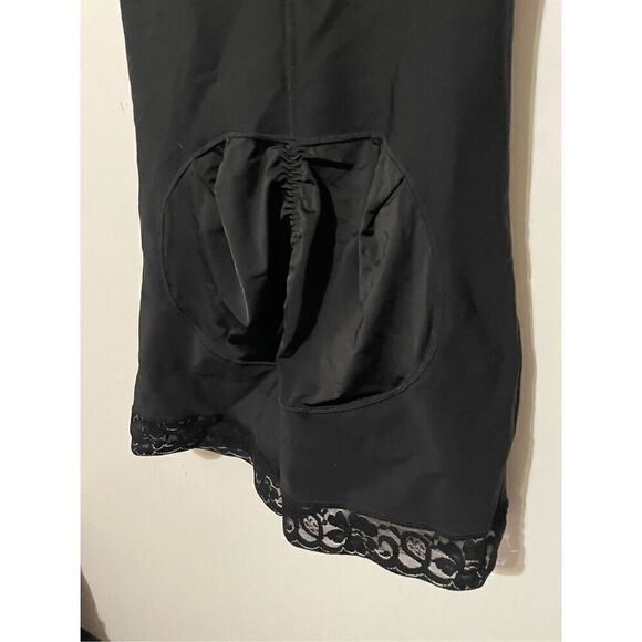 NWOT Unbranded Women’s XL Black Shapewear Bodysuit One Piece Shorts - Picture 7 of 8